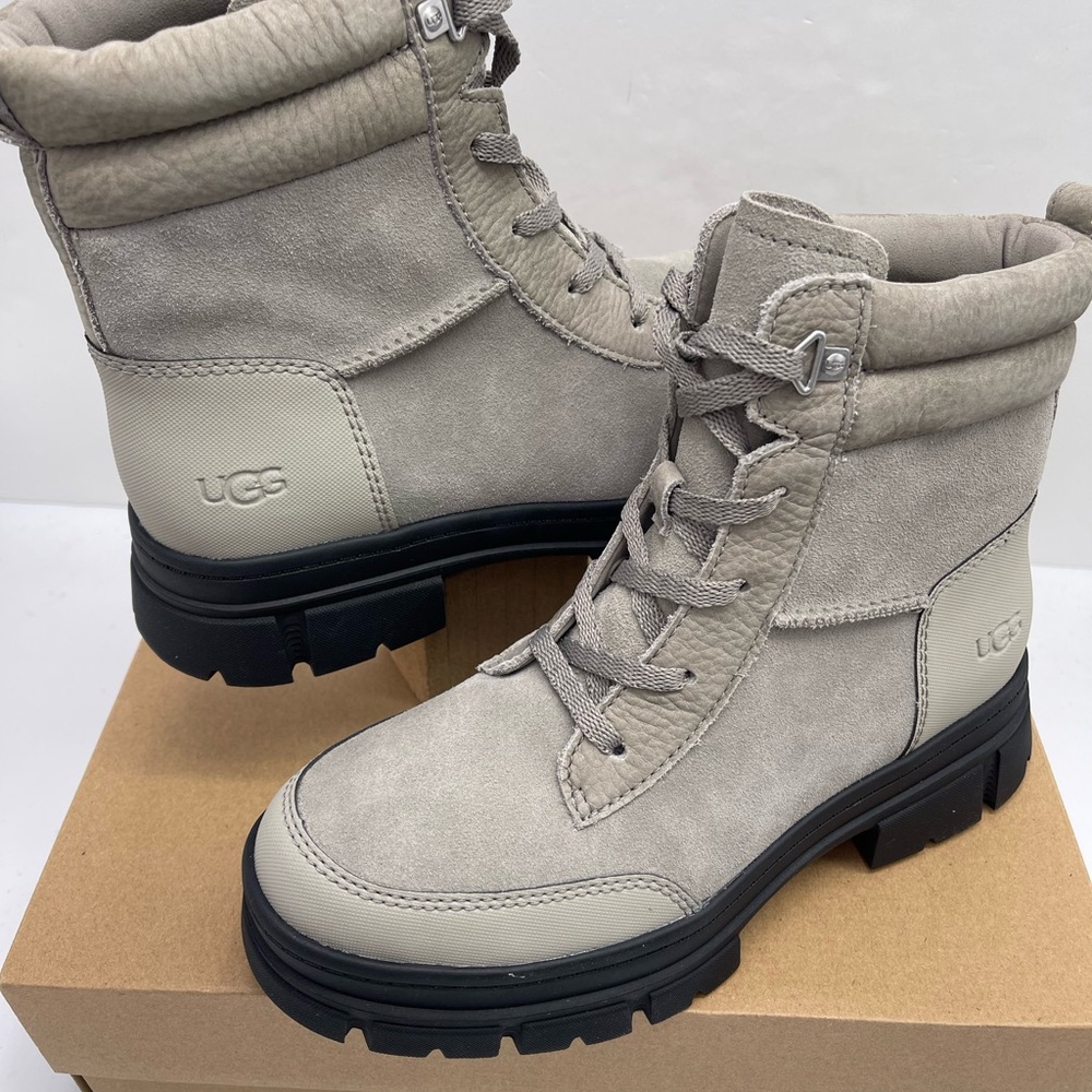 UGG Women 1174492
W ASHTON WEATHERIZED LACE UP Cobble Grey - Kicks Machine Boots - Picture 16 of 16